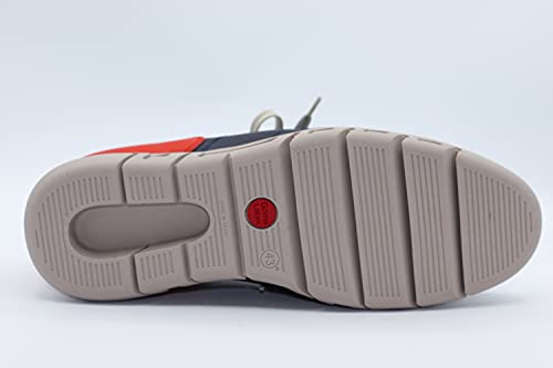 Keelan 3876 Deportivos P-Tech y Goma Látex de Piel Fabricado en España Hombre (Marino, 43)