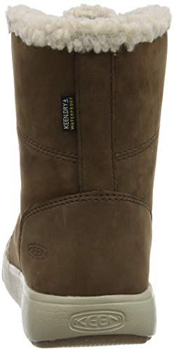 KEEN Elena Hiker Waterproof, Botas para Senderismo Mujer, Sea Lion Plaza Taupe, 36 EU