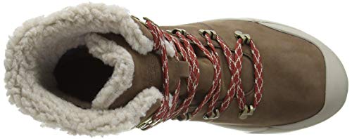 KEEN Elena Hiker Waterproof, Botas para Senderismo Mujer, Sea Lion Plaza Taupe, 36 EU