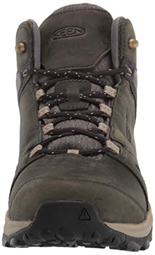 KEEN Terradora 2 Leather Mid Height Waterproof, Botas para Senderismo Mujer, Magnet Plaza Taupe, 35 EU