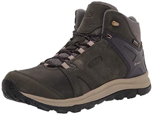 KEEN Terradora 2 Leather Mid Height Waterproof, Botas para Senderismo Mujer, Magnet Plaza Taupe, 35 EU
