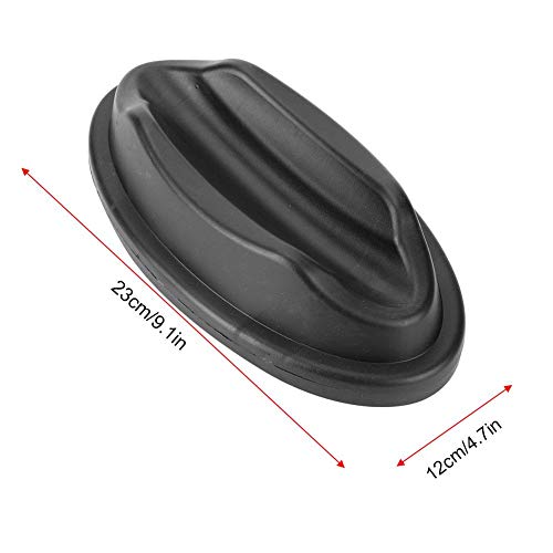 Keenso Bicicleta de plástico Duradero Rueda Delantera Bloque Elevador Bicicleta Trainer Soporte de Bloqueo de Rueda Delantera Accesorio Ascendente para Entrenador de Bicicleta de Interior