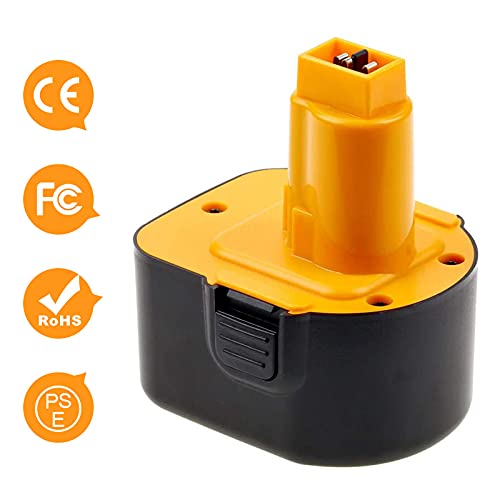 Kengdor 12V 3.0Ah Batería de Repuesto para Dewalt Ni-MH DC9071 DE9071 DE9072 DE9074 DE9075 DE9037 DE9501 DW9071 DW9072 152250-27 397745-01