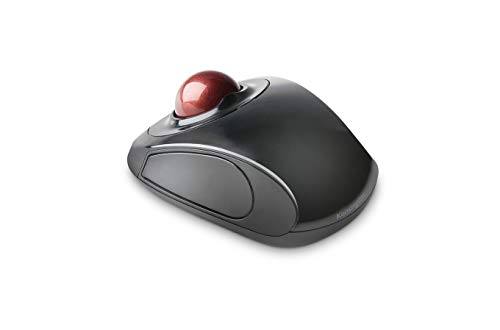 Kensington Trackball Mouse - Ratón Orbit Mobile ergonómico móvil inalámbrico TrackBall con desplazamiento táctil, diseño ambidiestro y seguimiento óptico - Certificado para funcionar con Chromebook