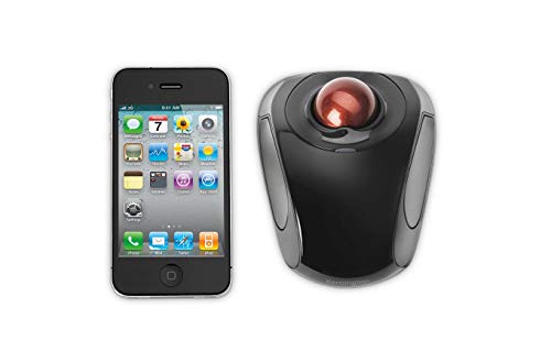 Kensington Trackball Mouse - Ratón Orbit Mobile ergonómico móvil inalámbrico TrackBall con desplazamiento táctil, diseño ambidiestro y seguimiento óptico - Certificado para funcionar con Chromebook
