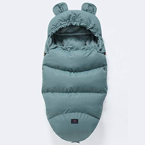 KERDEJAR Saco de Dormir para bebé, Saco de Dormir para Cochecito de bebé, Sacos cálidos de Invierno, Bata para Silla de Ruedas Infantil, Sobres, Saco de Dormir, Leopardo
