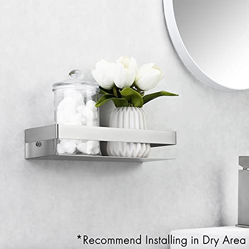KES Estanteria Baño Estanteria Ducha Cesta Almacenamiento Organizador Balda Pared Acero Inoxidable SUS304 Cepillado, BSC205S30ADM-2