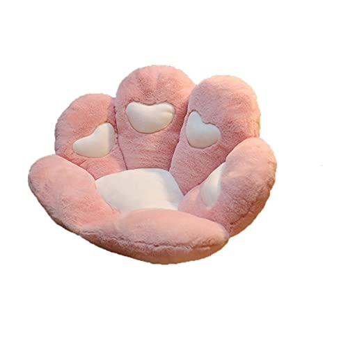 KeYou Peluche Oso Palm Palm Cojín con Forma de corazón Asiento Lazy Sofa Cat Claw Lindo Asiento Suave Peluche Bear Paw Formado Acogedor Almohada Colorido Animal Decoración Almohada Juguetes