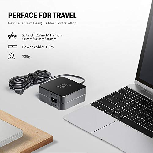 KFD 19 V 3,42 A 65 W Netzteil Ladegerät für Asus VivoBook S300CA, S400CA, S500CA, S550CA, S550, q301 Q301L Q301LA Q400 Q400 A Q500 A Q501 Q501la Q502LA Q551LN U81 A U2E A UL50 X551MA X551CA X551 F555L