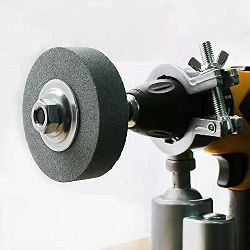 KINHARD Muela Abrasiva Muelas para Esmeriladoras, φ 75 mm Muelas de Taladro y Rueda de Pulido Lana, Accesorios de Pulido se Pueden utilizar para Lijar y Pulir