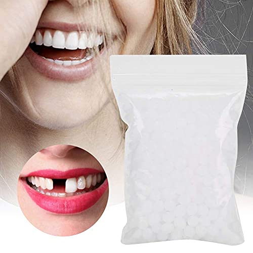 Kit de reparación de dientes, Kit de reparación de dientes temporal, Perlas de reparación de dientes temporales para dientes rotos faltantes Material de relleno de dientes dentales(20g)