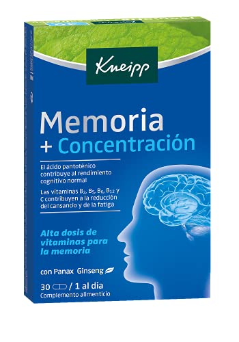 Kneipp Memoria Y Concentracion 30 Cap