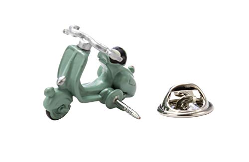 Knighthood Scooters - Broche de solapa para motocicleta, color verde claro