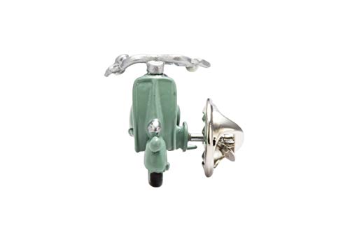 Knighthood Scooters - Broche de solapa para motocicleta, color verde claro