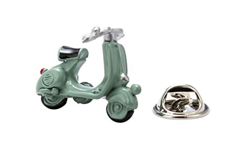 Knighthood Scooters - Broche de solapa para motocicleta, color verde claro