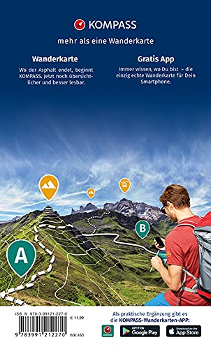 KOMPASS Wanderkarte 450 Harz: 2 Wanderkarten 1:50000 im Set inklusive Karte zur offline Verwendung in der KOMPASS-App. Fahrradfahren. Reiten.