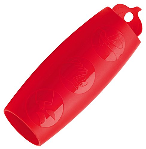 KUHN RIKON pelador de ajos, Silicona, Rojo, Centimeters