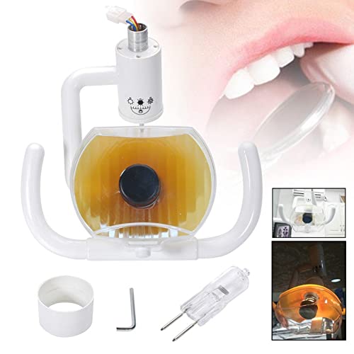 KUUY Lámpara Dental Halógena 22MM, Lámpara de Examen Oral sin Sombra Accesorios para el Sillón Dental