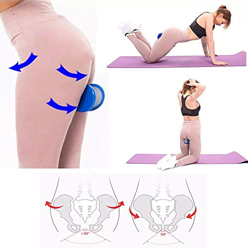 KWY Entrenador de Cadera-Entrenador pélvico de Cadera Body Fitness Vibración Muscular, glúteos Controlador de vejiga para glúteos correccionales de Mujeres, rehabilitación posparto