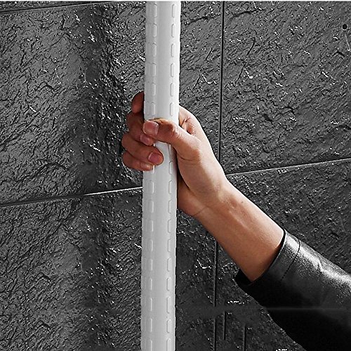 L Tipo Acero Inoxidable Antideslizante Barrera Barandilla de Baño Barandilla Incapacitados Para Personas Mayores Caja Fuerte ( Color : Blanco , Tamaño : 60*40cm )