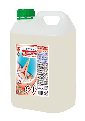 LA CORBERANA Ácido Clorhídrico, Transparente, 5 l, 0125050