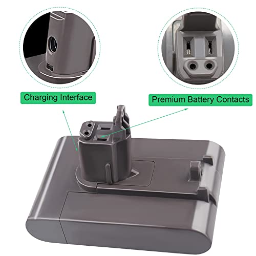LabTEC Batería de litio de repuesto para Dyson, 3500 mAh, DC34 tipo B, DC35 tipo B, DC44 Tier, DC45, DC31, DC31 Tier, DC34, DC35, DC35 Tier, DC35 Tier, DC35