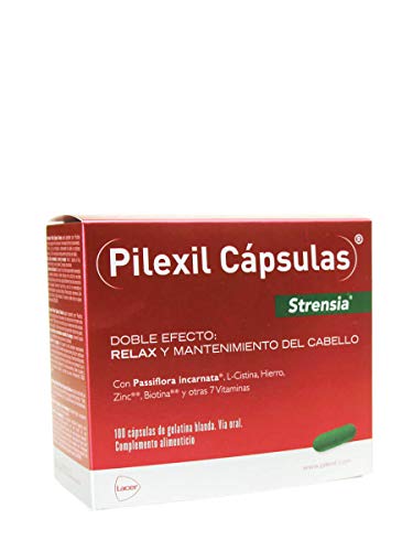 LACER PILEXIL CÁPSULAS STRENSIA 100, Negro, Estándar