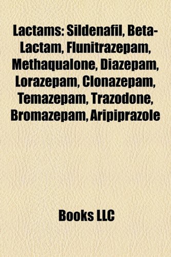 Lactams: Methylchloroisothiazolinone, Sildenafil, Beta-lactam, Flunitrazepam, Diazepam, Zopiclone, Lorazepam, Temazepam, Clonazepam, Trazodone: ... Altanserin, Strychnine, Finasteride, Prazepam