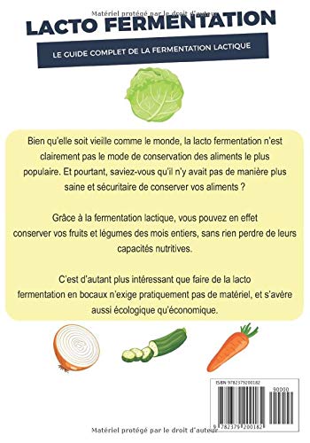 Lacto fermentation : Je prépare mes légumes lacto fermentés: Le guide complet de la fermentation lactique