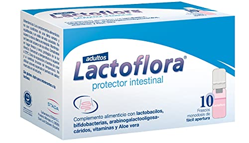 Lactoflora Probiótico Protector Intestinal para Adultos 10 frascos monodosis de fácil apertura