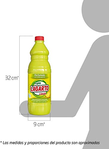 Lagarto - Lejía perfumada y detergente - Frescor limón - 1500 ml