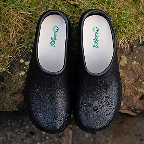 Lakeland Active Lorton Zuecos de Jardinería/Cocina/Enfermera Unisex Adulto - Negro - 41