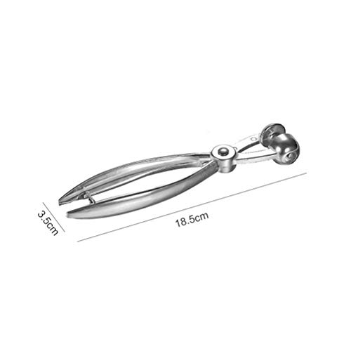 Lalone Deshuesador de Cerezas,Longitud: 18,5 cm, deshuesador de Cerezas y Aceitunas Huesos de Cereza de Acero Inoxidable Utensilios de Cocina para Quitar rápidamente los Huesos de Frutas
