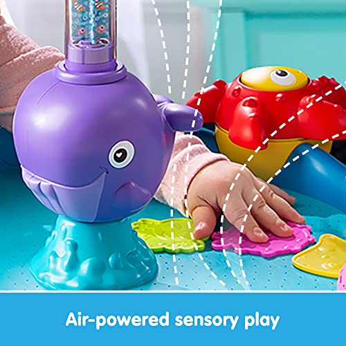 LAMAZE L27192 3 en 1 centro de aertividad, actividad sensorial, mesa de juego para niños con luces y sonidos, juguetes de aprendizaje para niña y bebé, adecuado para 6 meses, 1, 2, 3 años