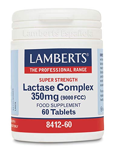 Lamberts Complejo de Lactasa 350 Mg, Blanco, 60 Tabletas
