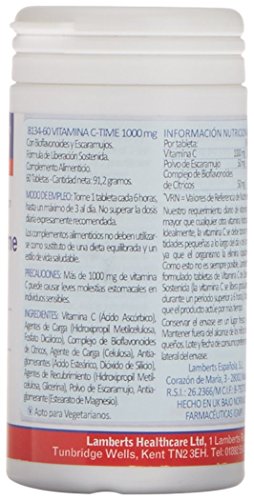 Lamberts Vitamina C 1000 mg - 60 Tabletas