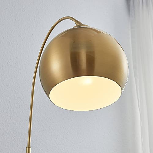 Lámpara de pie LED 'Moisia' en Dorado hecho de Metal e.o. para Salón & Comedor (1 llama, E27) de Lindby | lámpara de pie LED