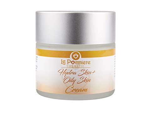 Le Pommiere crema hidratante facial 50ml piel grasa, mixta y acnéica. Controla el exceso de grasa en rostro Adolescentes, jóvenes y adultos. Hombre y mujer