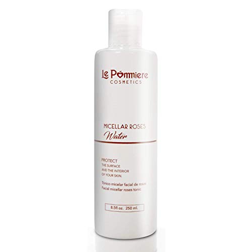 Le Pommiere Tónico agua Micelar de Rosas facial 250ml. Limpia y desmaquilla el rostro. Hidrata y tonifica en forma natural la piel