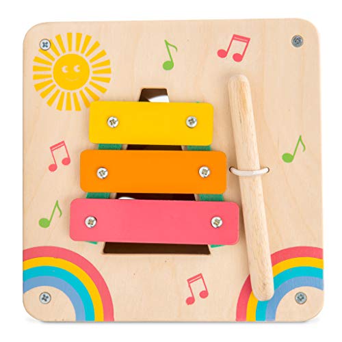 Le Toy Van - Juego Petilou cubo de madera | Cubo de actividades multisensorial | Recomendado para niños y niñas - A partir de +12 meses
