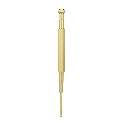 Lebeaut Sonda de latón Punta de acupuntura Sonda de masaje Detección auricular Pluma Palillo Herramienta de cuidado de la salud