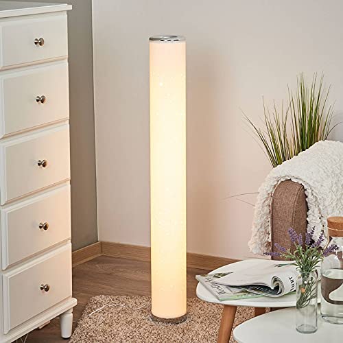 LED Lámpara de pie 'Ecris' (Moderno) en Blanco hecho de Plástico e.o. para Salón & Comedor (1 llama,) de Lindby | lámpara de pie LED