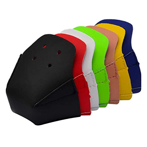 lefeindgdi Protectores de punta, 1 funda de piel sintética con 4 agujeros para accesorios de repuesto para patín de rodillos, 1 pieza