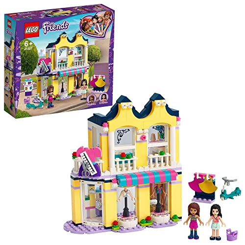 LEGO 41427 Friends Tienda de Moda de Emma, Juguete de Construcción para Niños y Niñas de +6 años, Boutique con Mini Muñecas