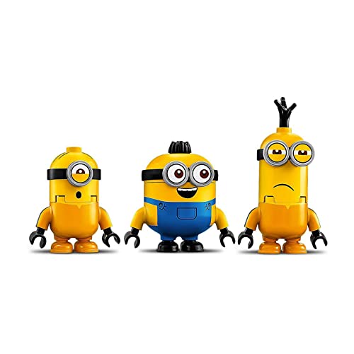 LEGO 75550 Minions El Origen de GRU, Duelo de Kung-fu de los Minions, Templo de Juguete para Construir con Mini Figuras