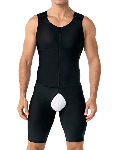 LEO Faja Adelgazante postoperatoria Hombre Reductor Abdomen y Corrector Espalda