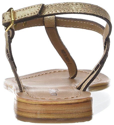 Les Tropéziennes par M. Belarbi Billy, Sandalias con Correa de Tobillo Mujer, Dorado (Or Irise), 41 EU