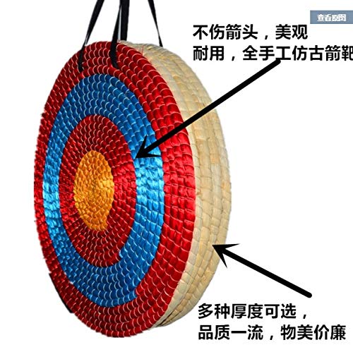 LI-XIA-Tar, El Viejo Estilo apoyos Generación Hierba de Destino Blanco de la Flecha Ba JIA ARC Tiro al Blanco Productos de Paja Flecha Pabellón (Color : Multicolor)