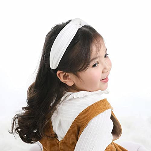 Libartly Diademas Anudadas para Mujer Niña Funtopia 9 Piezas De Ancho Turbante Liso Diadema Moda Nudo Cruzado Bandas para El Cabello Colores Sólidos - 9 Colores