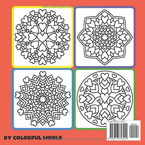 Libro de Colorear para Adultos con Demencia:Corazón: Una serie de sencillos libros para colorear para principiantes, personas mayores (ayuda para ... Parkinson, trastornos motores, etc.).